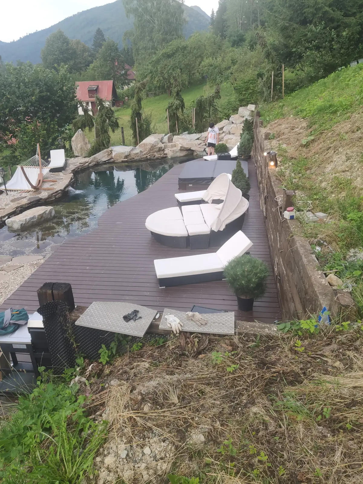 Drevená terasová podlaha